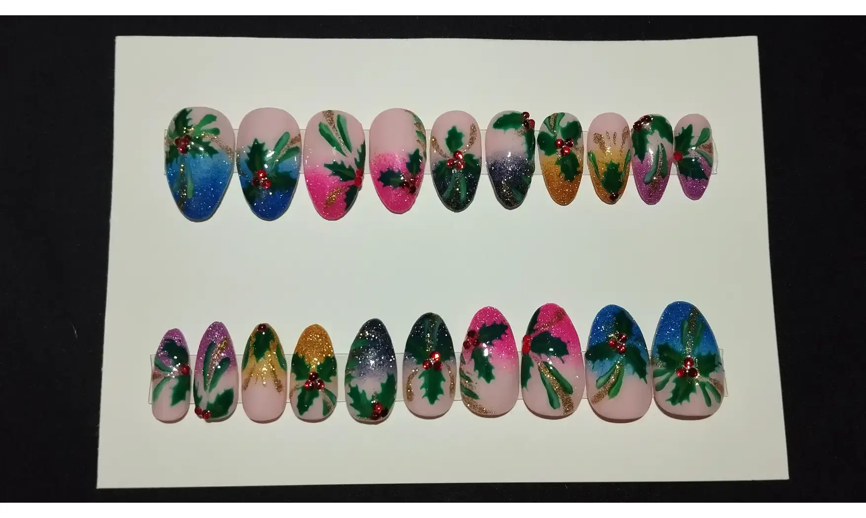 Press on Nails Houx strass - Lot 20