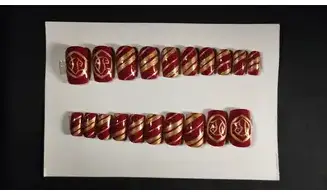 Press on nails Gryffondor HP - Lot 20