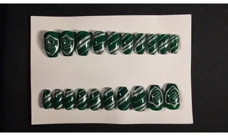 Press on nails Serpentard HP - Lot 20