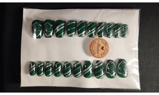 Press on nails Serpentard HP - Lot 20