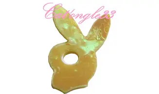 Dazzling hologramme lapin jaune