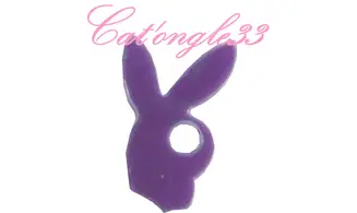 Dazzling hologramme lapin parme