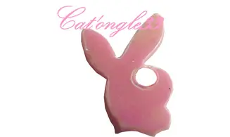Dazzling hologramme lapin rose