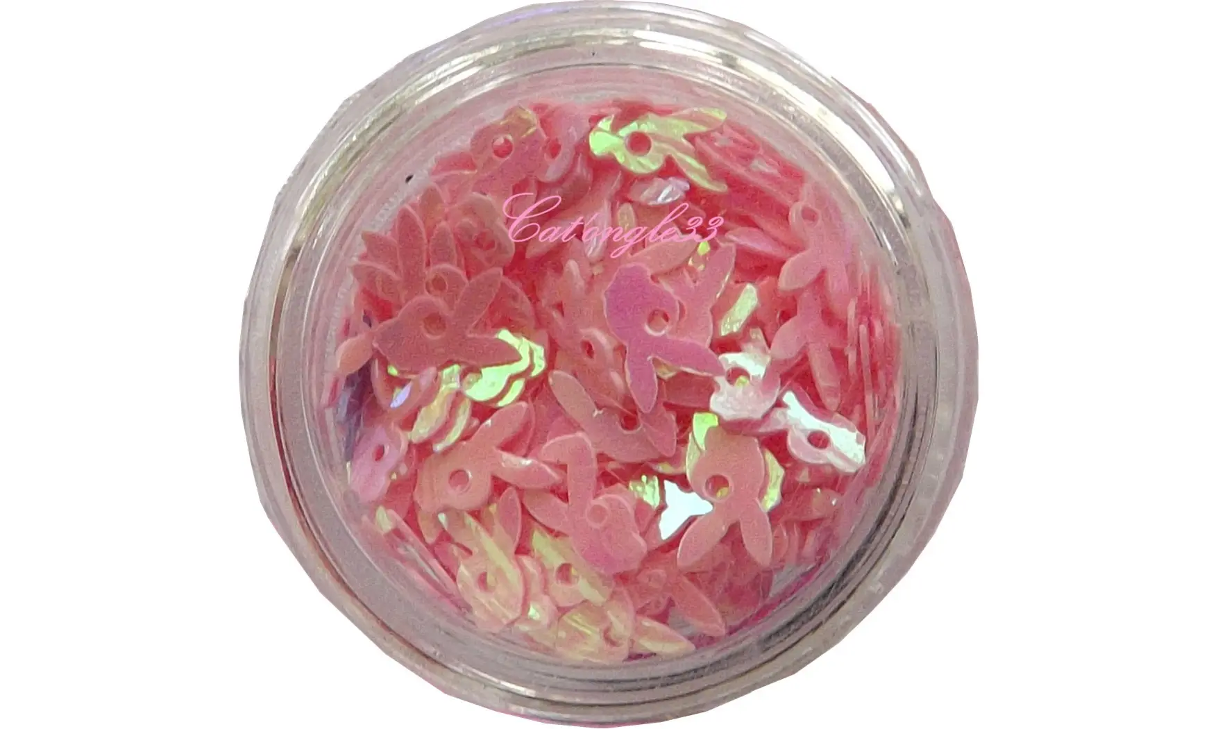 Dazzling hologramme lapin rose