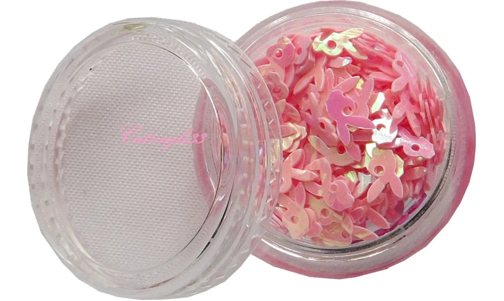 Dazzling hologramme lapin rose