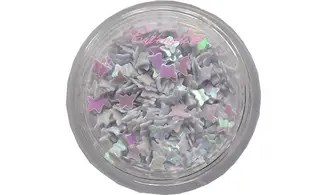 Dazzling hologramme papillon blanc