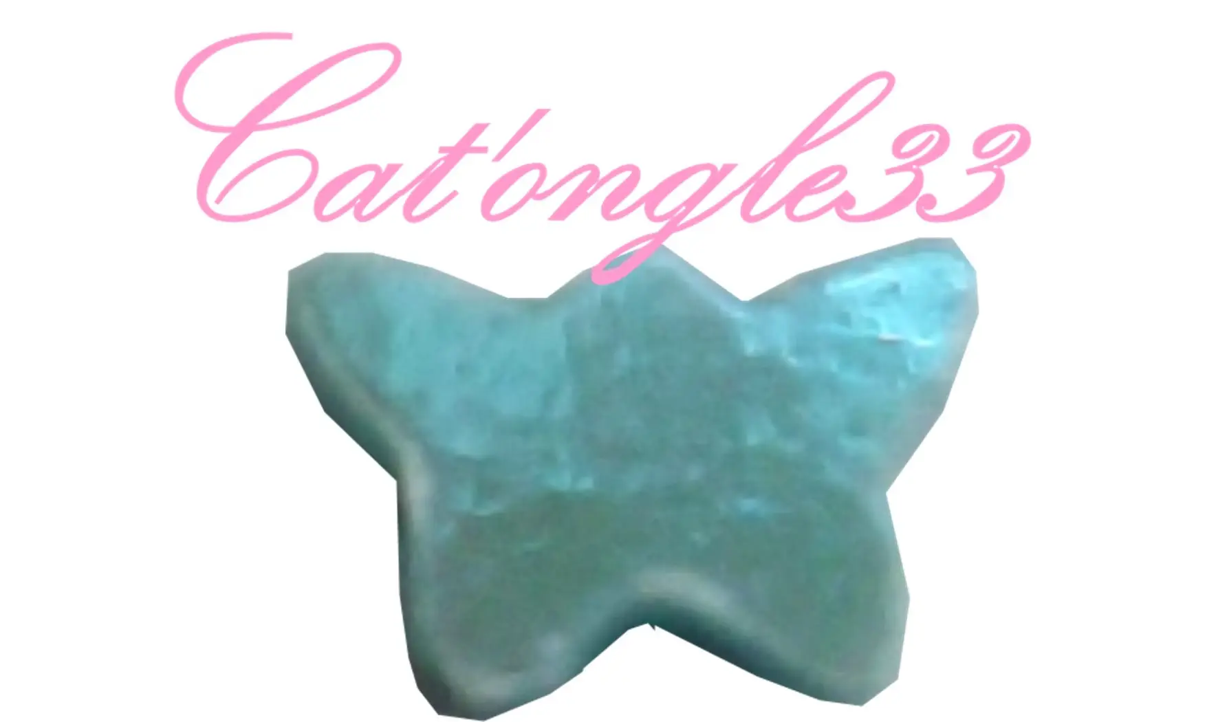 Dazzling hologramme papillon bleu clair