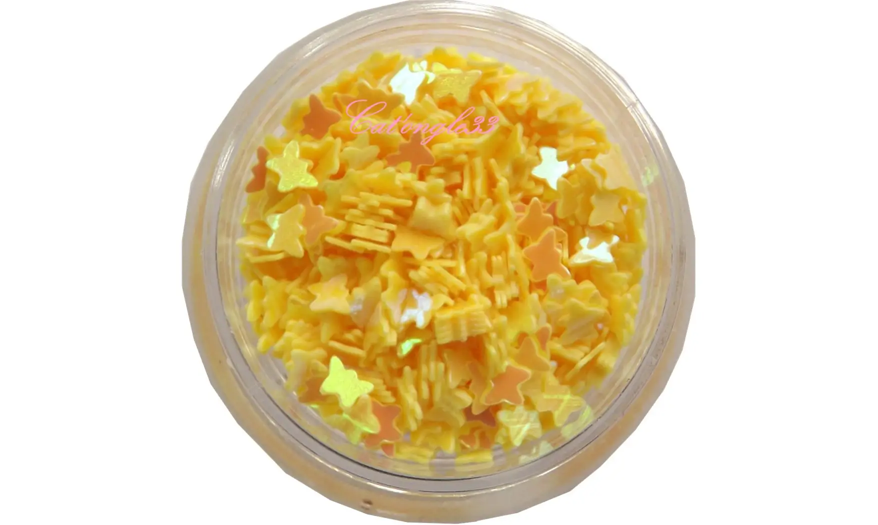 Dazzling hologramme papillon jaune