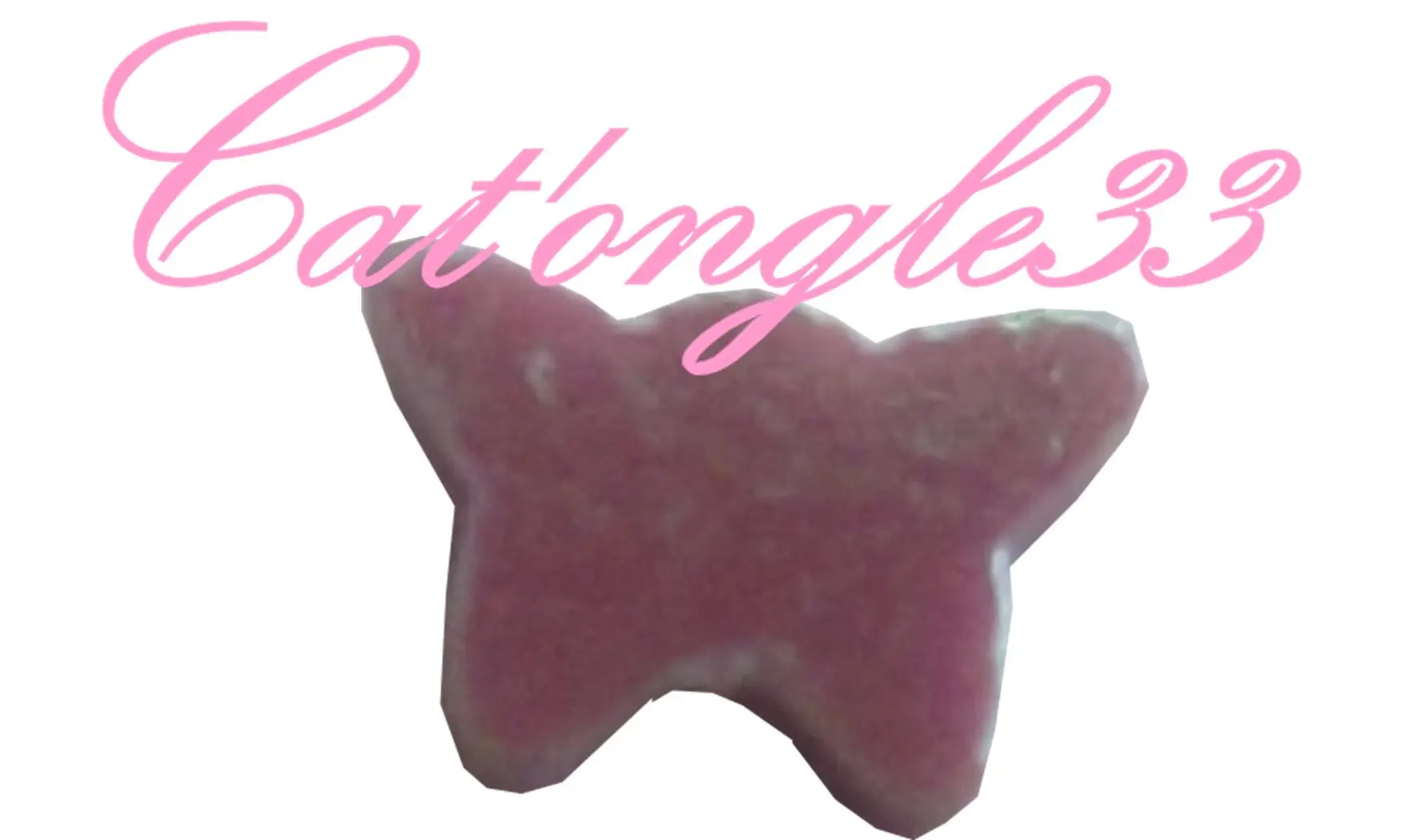 Dazzling hologramme papillon parme