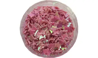 Dazzling hologramme papillon rose
