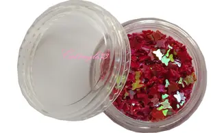 Dazzling hologramme papillon rouge