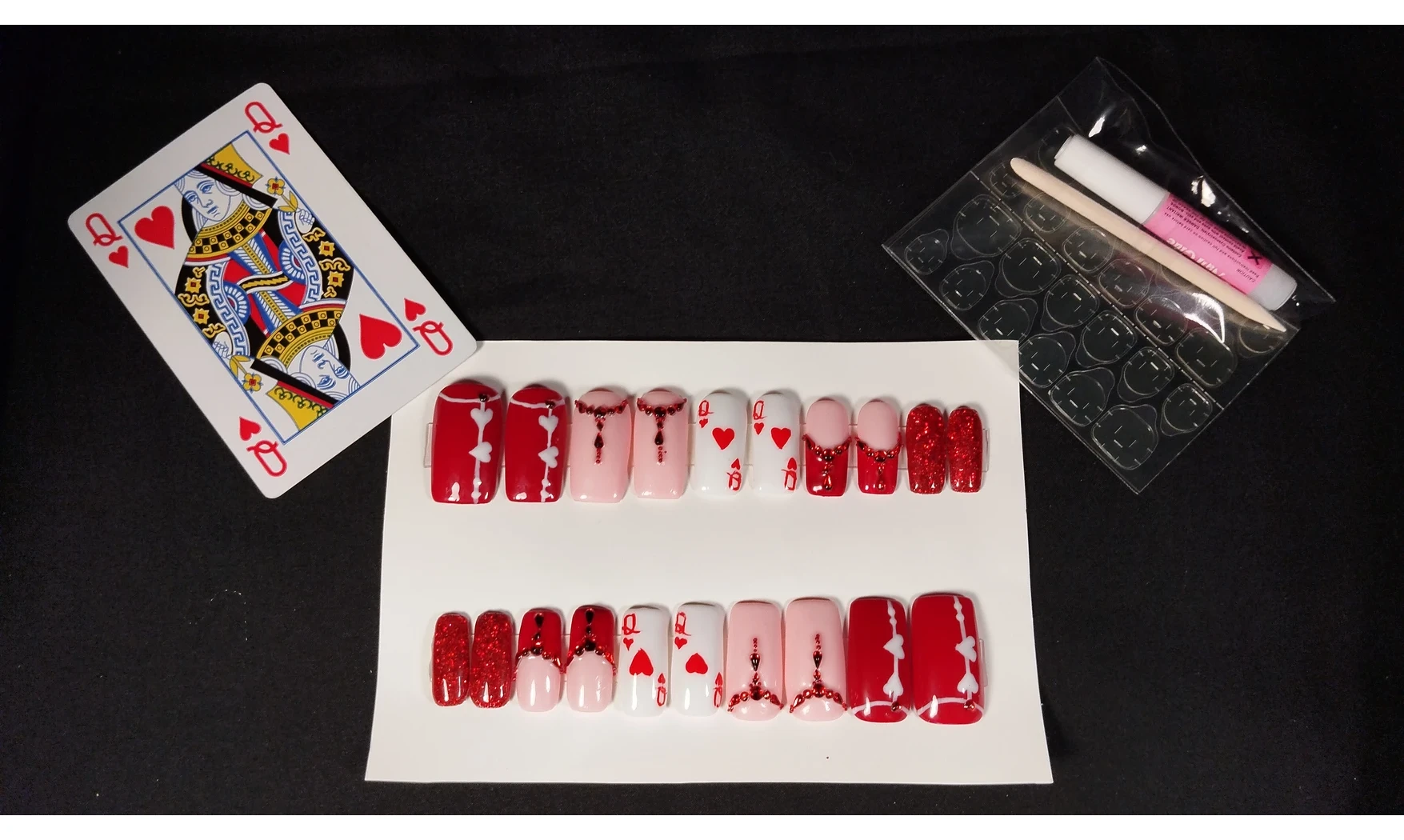 Press on Nails Dame de ♥ - Lot 20
