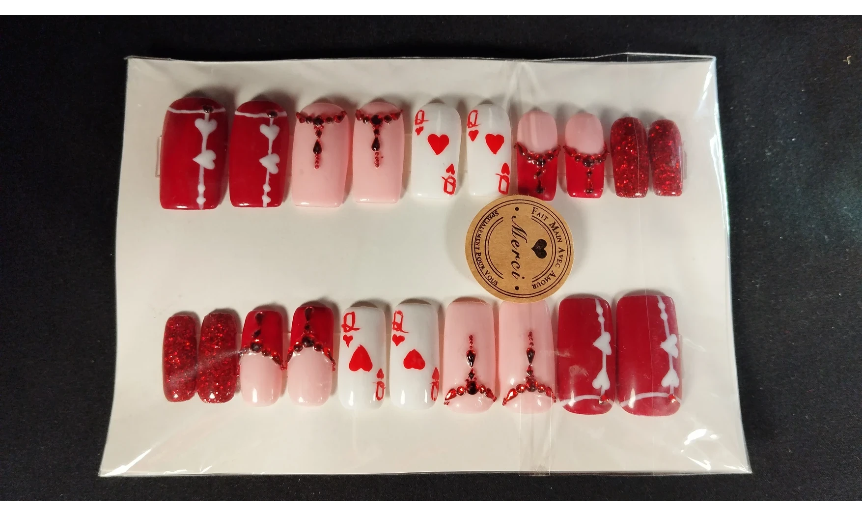 Press on Nails Dame de ♥ - Lot 20