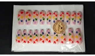 Press On Nails Mickey Couleurs - Lot 20