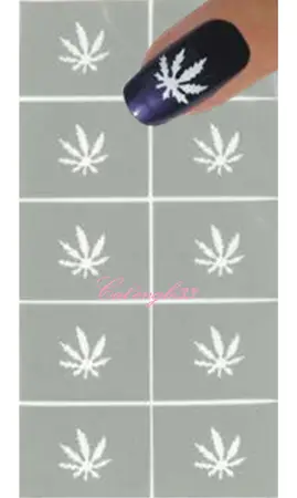 Pochoir autocollant feuille