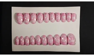 Press on nails Nuage rose - Lot 20