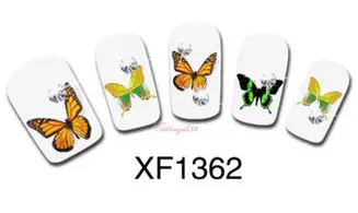 Water decal papillon STZ-046 ou XF1362