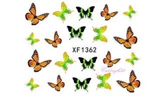 Water decal papillon STZ-046 ou XF1362