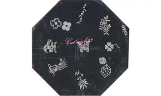 Plaque stamping M40 nail art