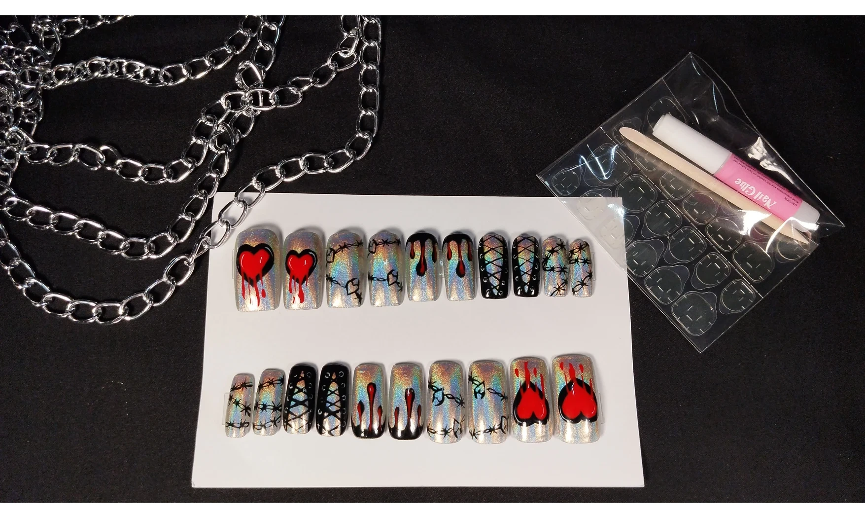 Press on nails Rock love - Lot 20