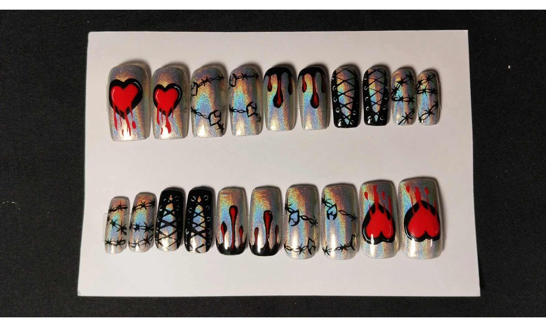 Press on nails Rock love - Lot 20
