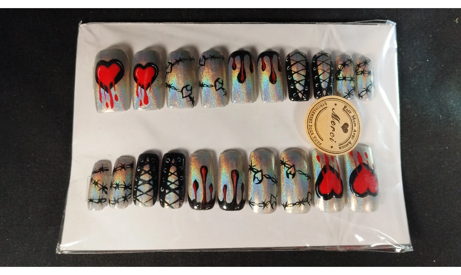 Press on nails Rock love - Lot 20