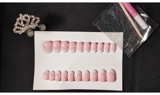 Press on Nails Rose french - Lot 20