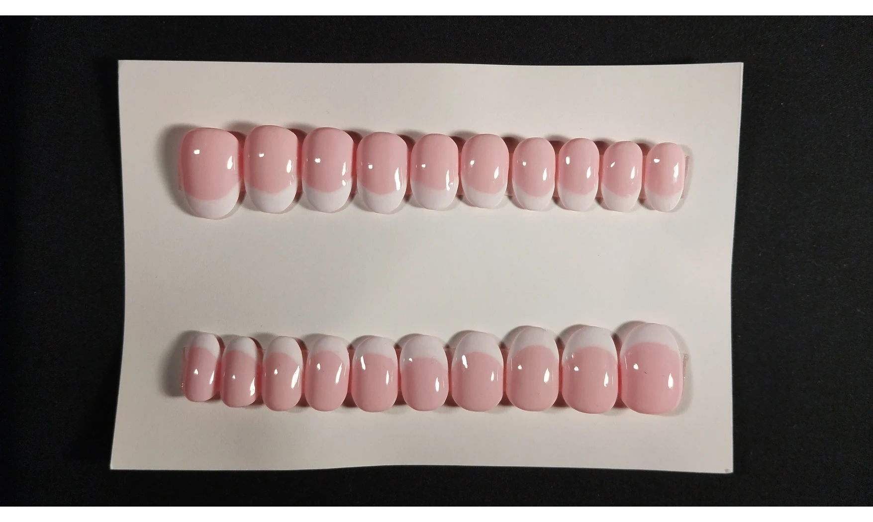 Press on Nails Rose french - Lot 20