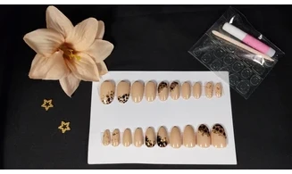 Press on Nails Nude Serpent - Lot 20