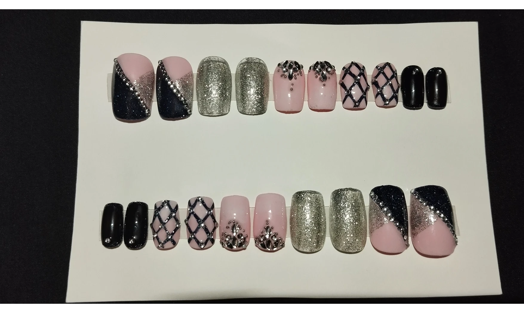 Press on Nails Strass & glam - Lot 20