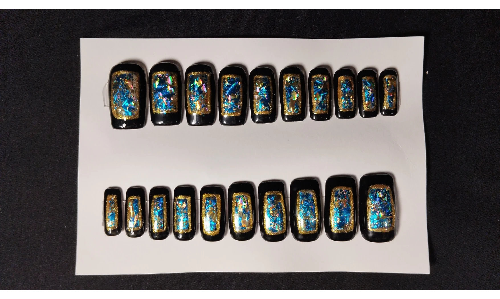 Press on nails Tableau foils - Lot 20