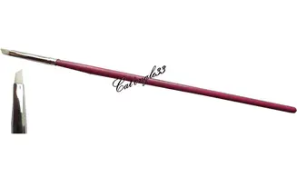 Pinceau plat biseauté 3 mm
