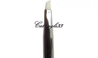 Pinceau plat biseauté 3 mm