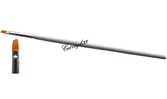 Pinceau plat biseauté 4 mm