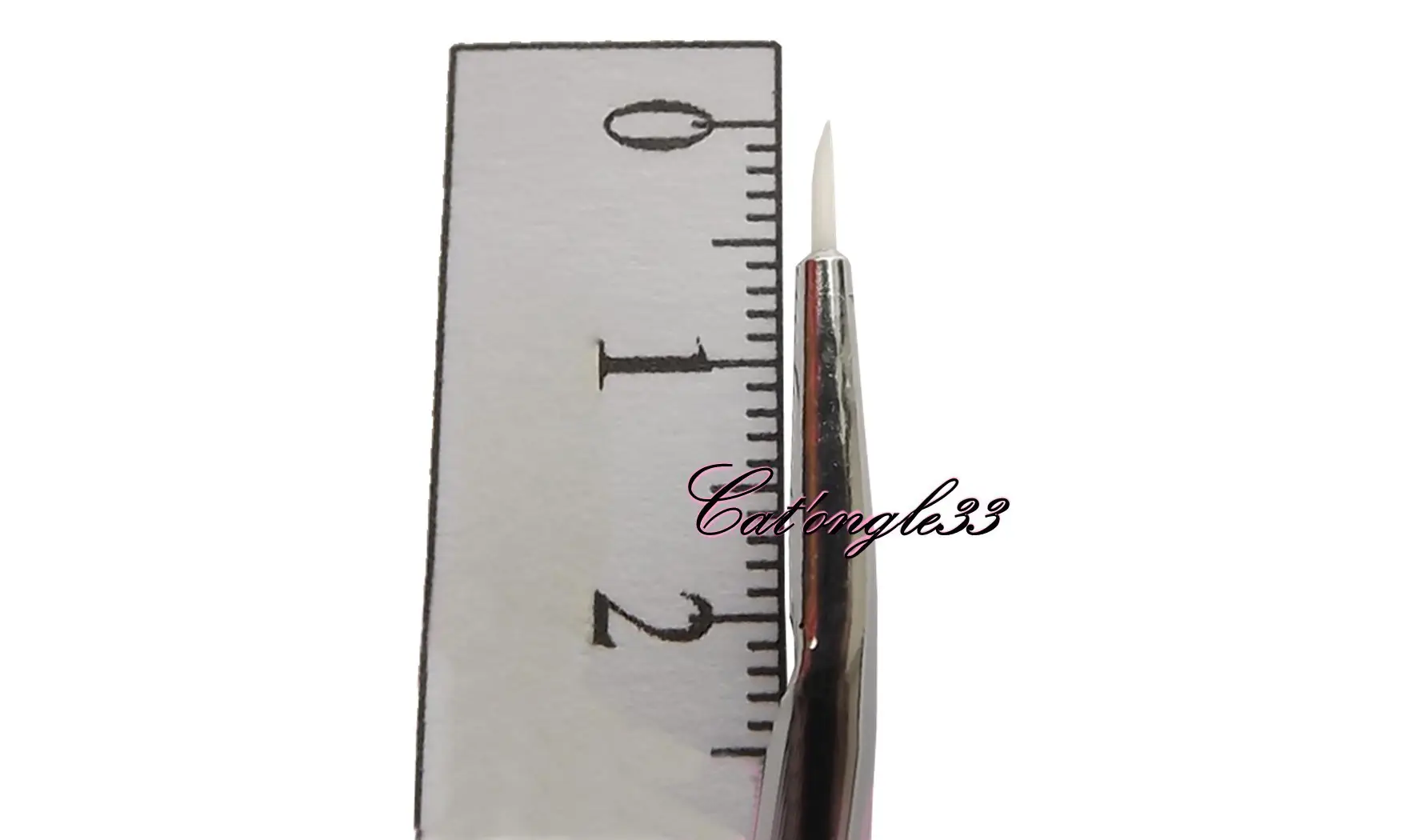Pinceau courbé fin 1/5 mm