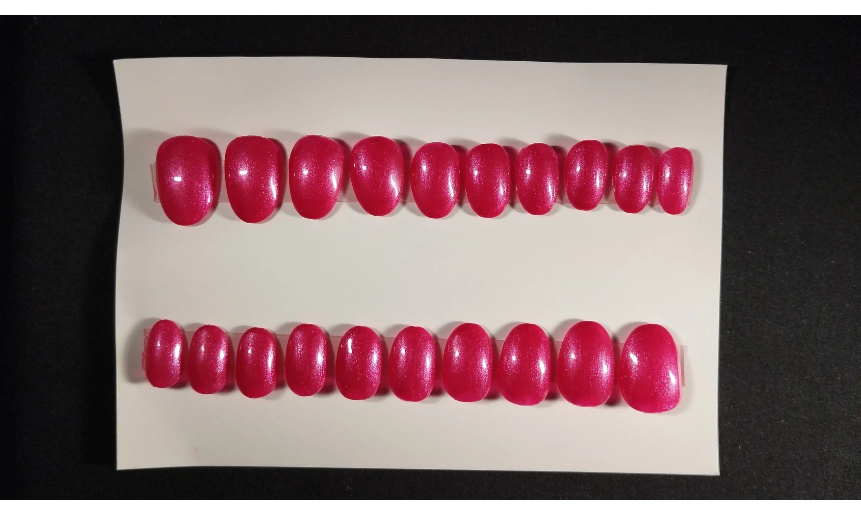 Press on Nails Fuchsia Uni - Lot 20