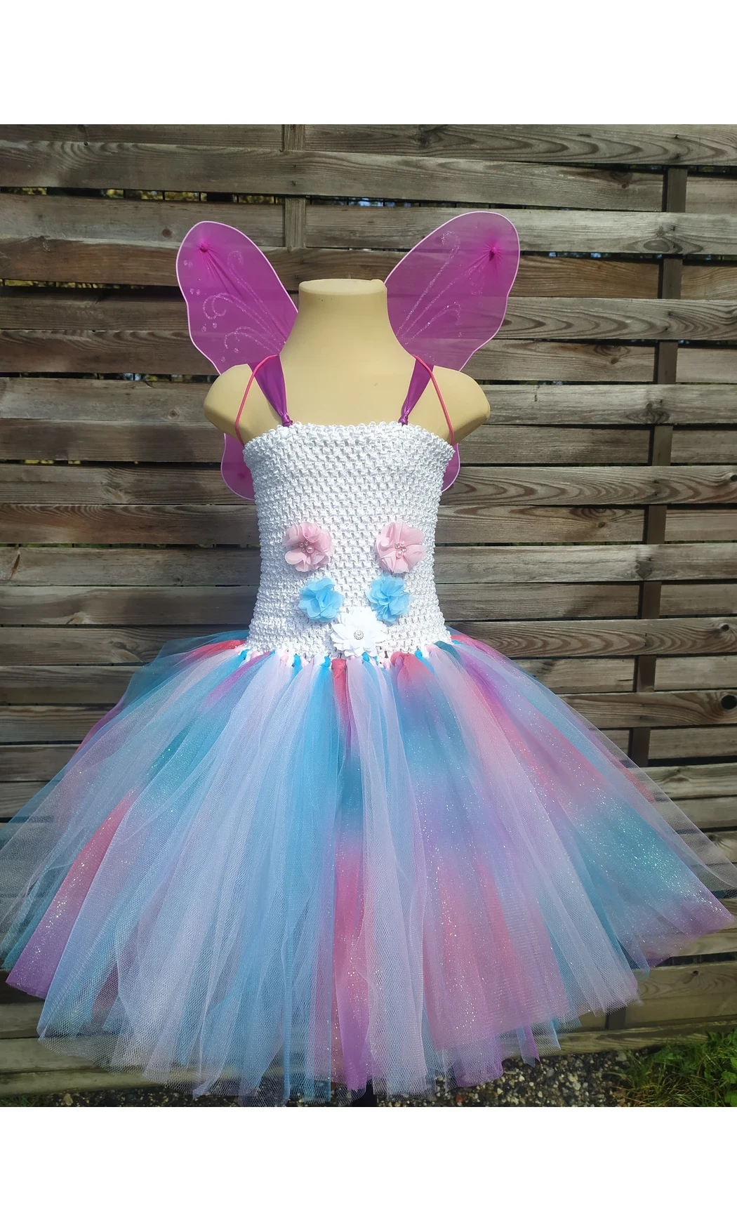 Robe tutu Fée du Printemps 4/6 ans