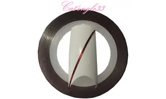 Striping tape rouge holo fil autocollant