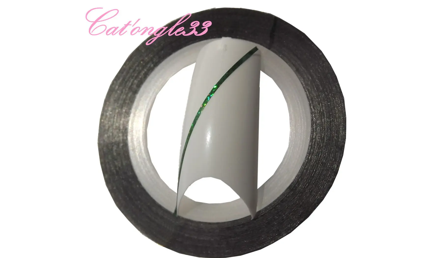 Striping tape vert holo fil autocollant