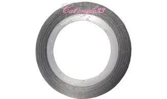 Striping tape argent holo autocollant
