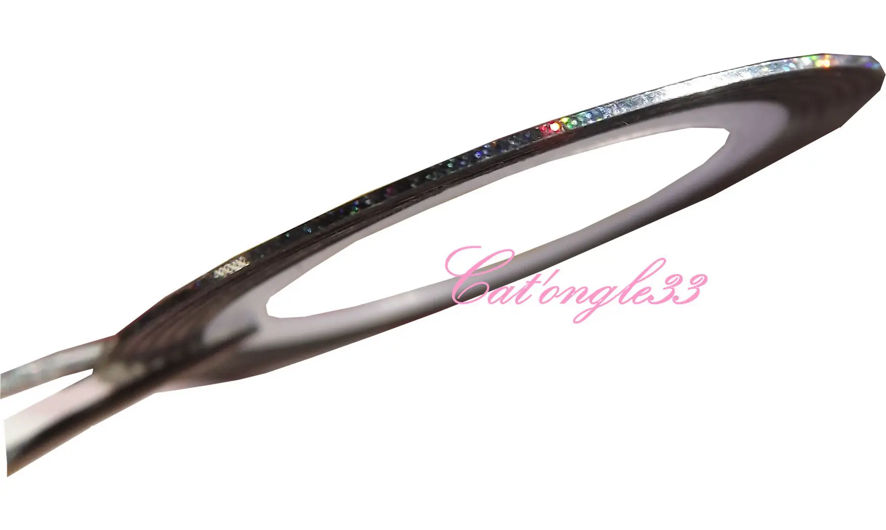Striping tape argent holo autocollant