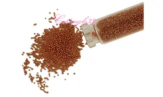 Tube micro perles cuivre