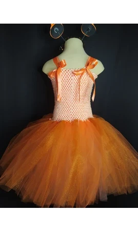 Robe tutu tulle Citrouille 4/6 ans