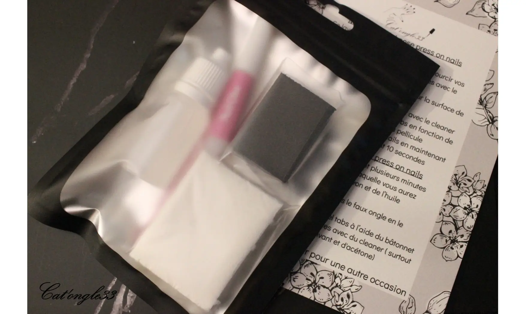 Kit d'application Press on nails