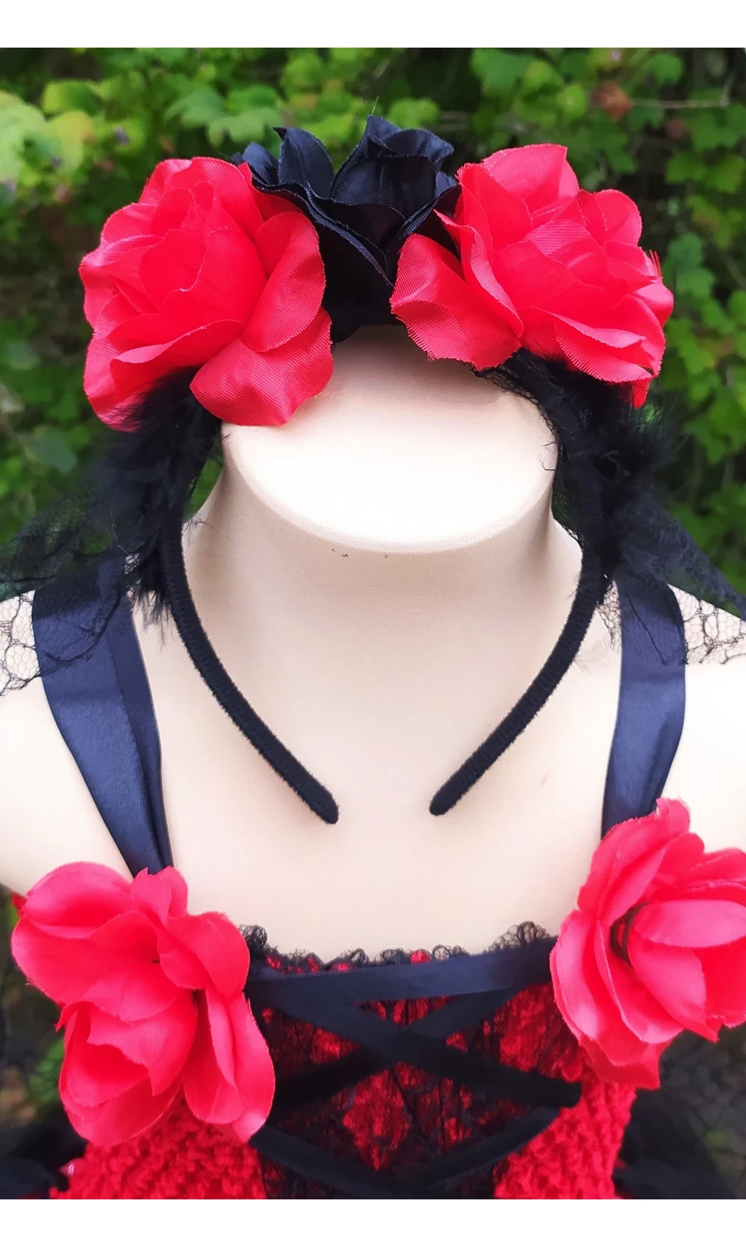Robe tutu Dia de los Muertos 4/6 ans
