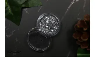 Paillette mélange argent