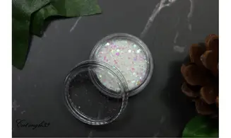 Paillette mélange blanche