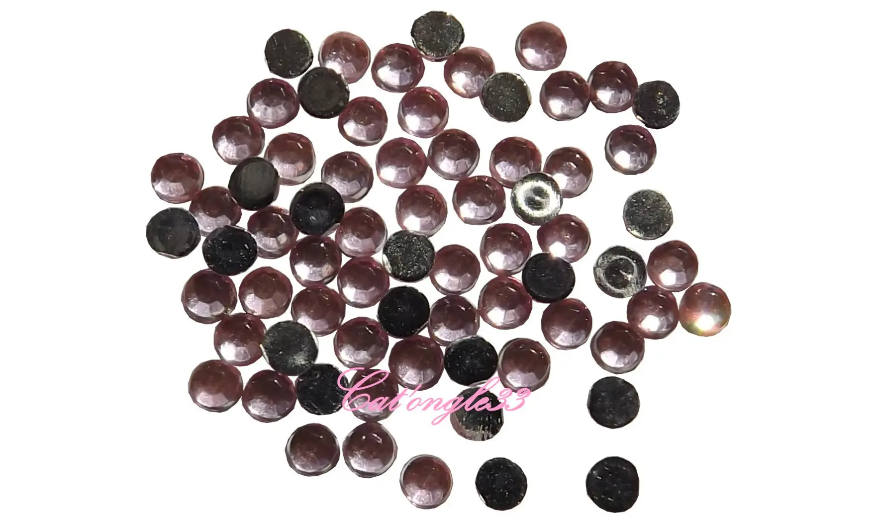 Strass rond rose clair 2mm