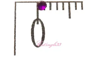 Strass rond violet 1,5mm
