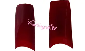 Capsules tips french rouge